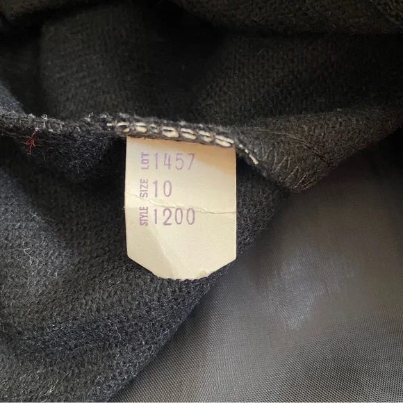 Vintage Dark Floral Trench Coat - Picture 16 of 16